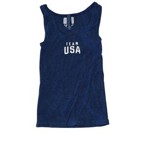 SKIMS for Team USA Modal Blend Rib Navy Blue Tank Top Women's X-Small XS